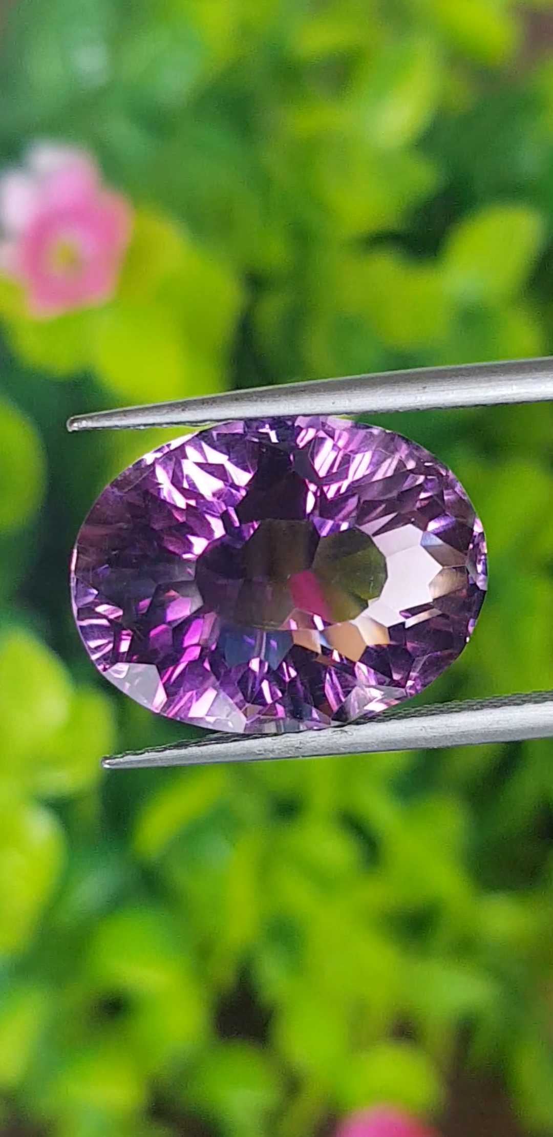 พลอย อเมทิส Amethyst 10.80 กะรัต (Cts.) พลอยแท้ อัญมณีมงคลประจําวันเกิด เครื่องประดับพลอย