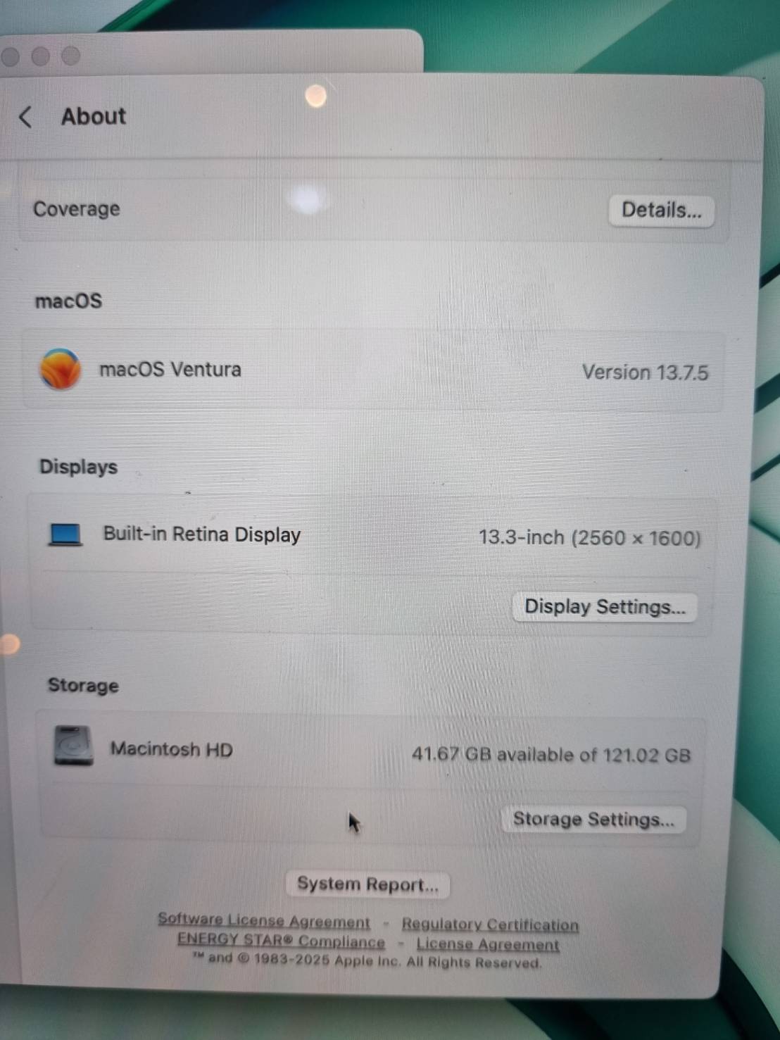 Macbook Pro 2017 13"