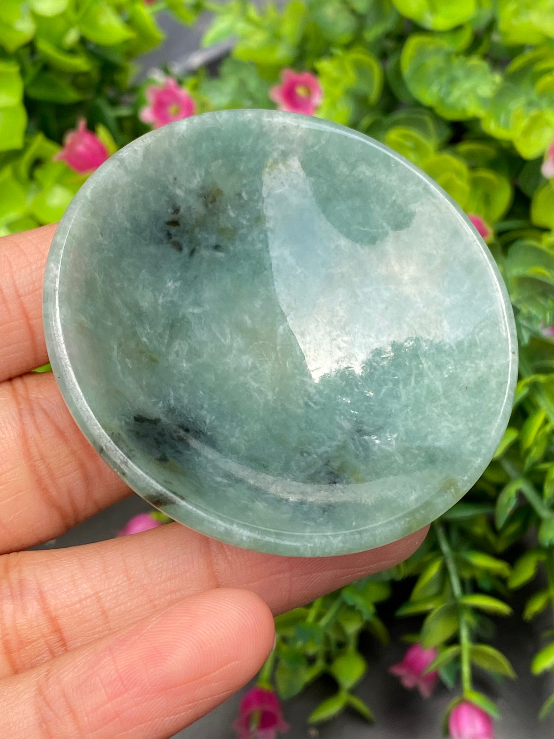 ถ้วยหยก 163.75 กะรัต (Cts.) หยก พม่า แท้ ( Jade Myanmar )