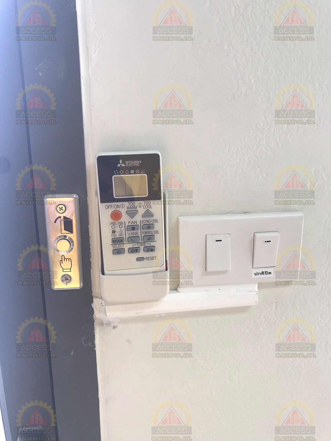 Exit Switch Button วัสดุสแตนเลส