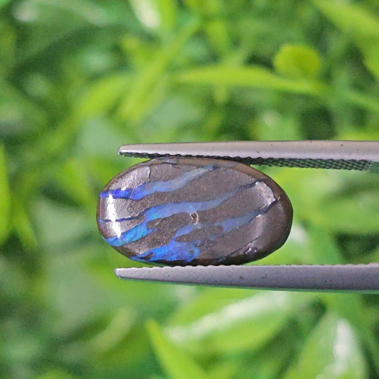 พลอย โบลเดอร์ โอปอล ออสเตรเลีย Australian Boulder Opal 5.06 กะรัต (Cts.) พลอยแท้ อัญมณีมงคลประจําวันเกิด เครื่องประดับพลอย