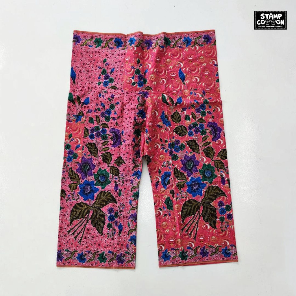 STAMPCOTTON กางเกงขายาว ผ้าปาเต๊ะ กางเกงเล กางเกงใส่สบาย