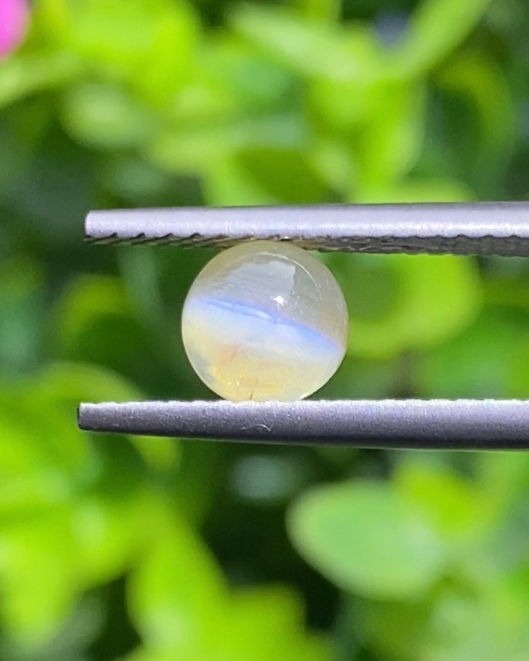 พลอย ตาแมว คริโซเบริล Cat eye Chrysoberyl 1.00 กะรัต (Cts.) พลอยแท้ อัญมณีมงคลประจําวันเกิด เครื่องประดับพลอย