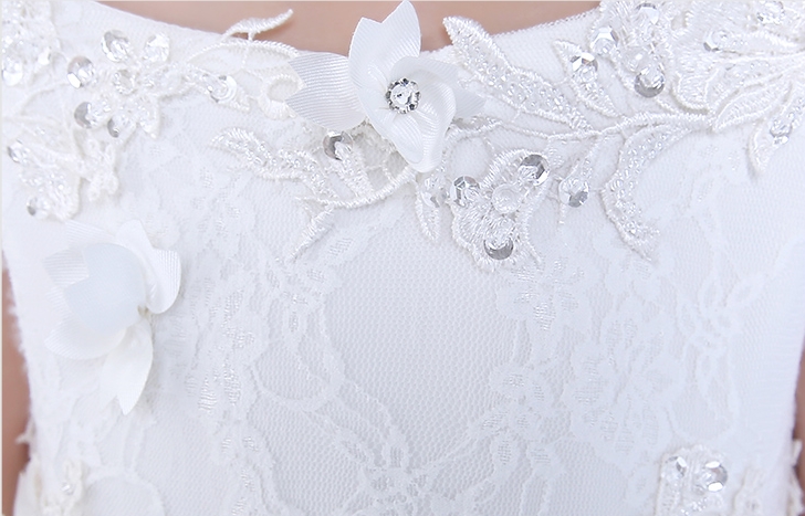 Pre-order ชุดราตรีเด็ก ชุดกระโปรง สไตล์เจ้าหญิง แบบไหล่ปาด แต่งดอก ปักเลื่อมช่วงบน กระโปรงตาข่ายฟูฟ่อง