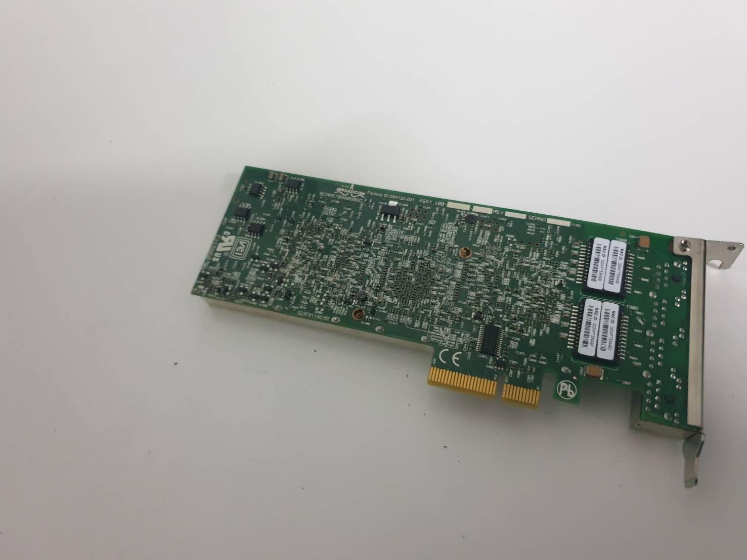 Dell R519P Broadcom Quad Port 5709 Gigabit PCIe Network Card
