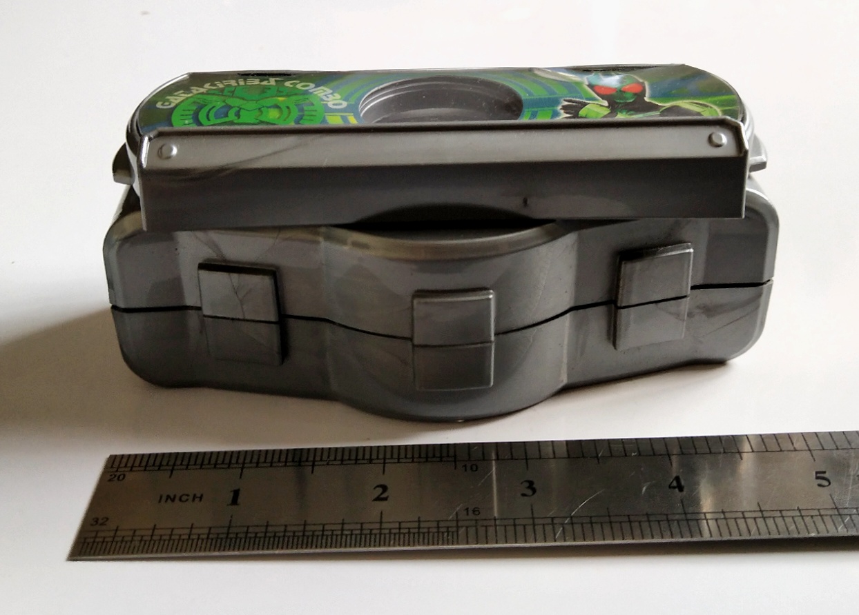 ของเล่น ของสะสม กล่องใส่เหรียญ เมดัล รูปเข็มขัด ไรเดอร์โอส "คาตะคิริบะ" แถมจากขนมขบเคี้ยว แคมปัส ปี2010