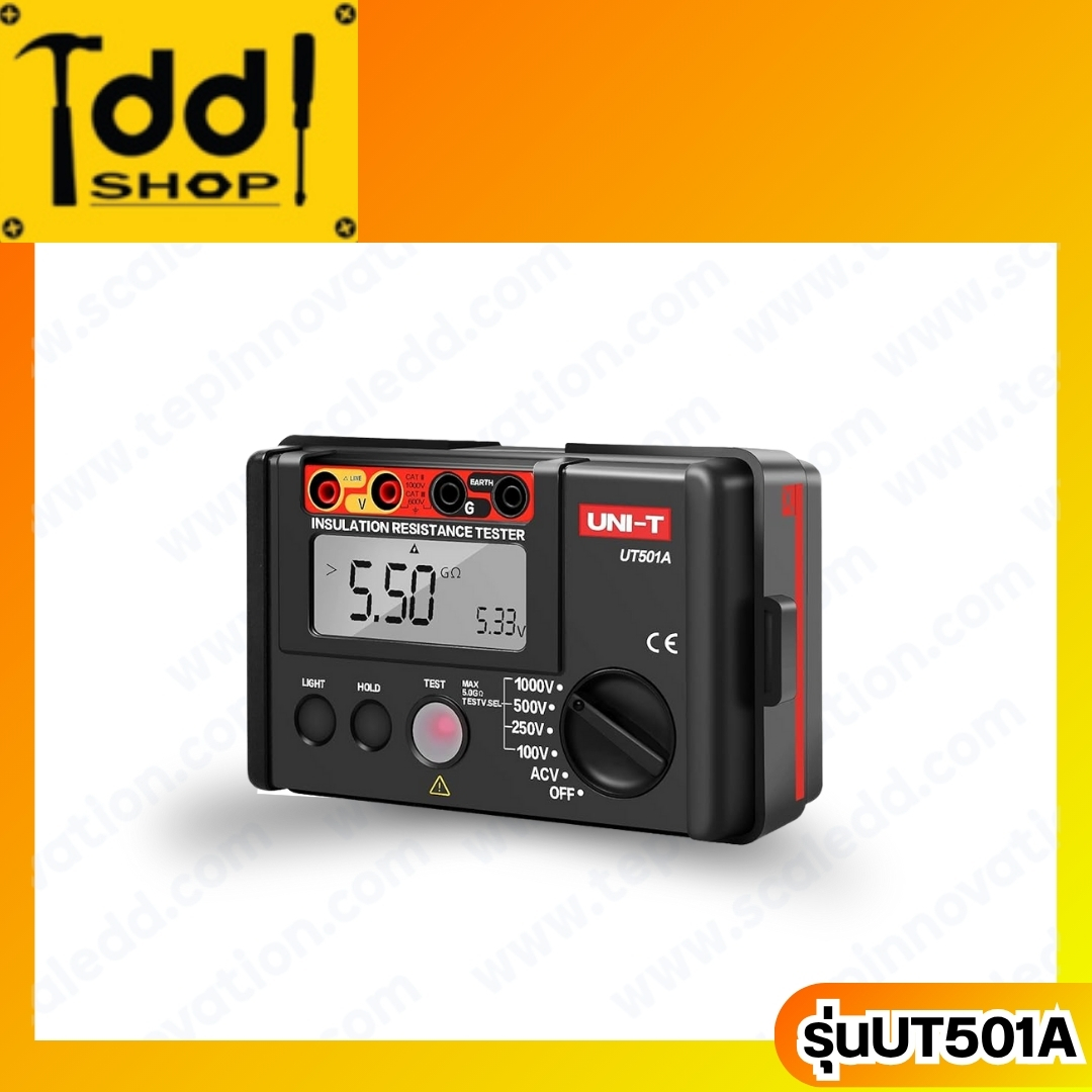 เครื่องทดสอบฉนวน รุ่น UT501A ยี่ห้อ UNI-T