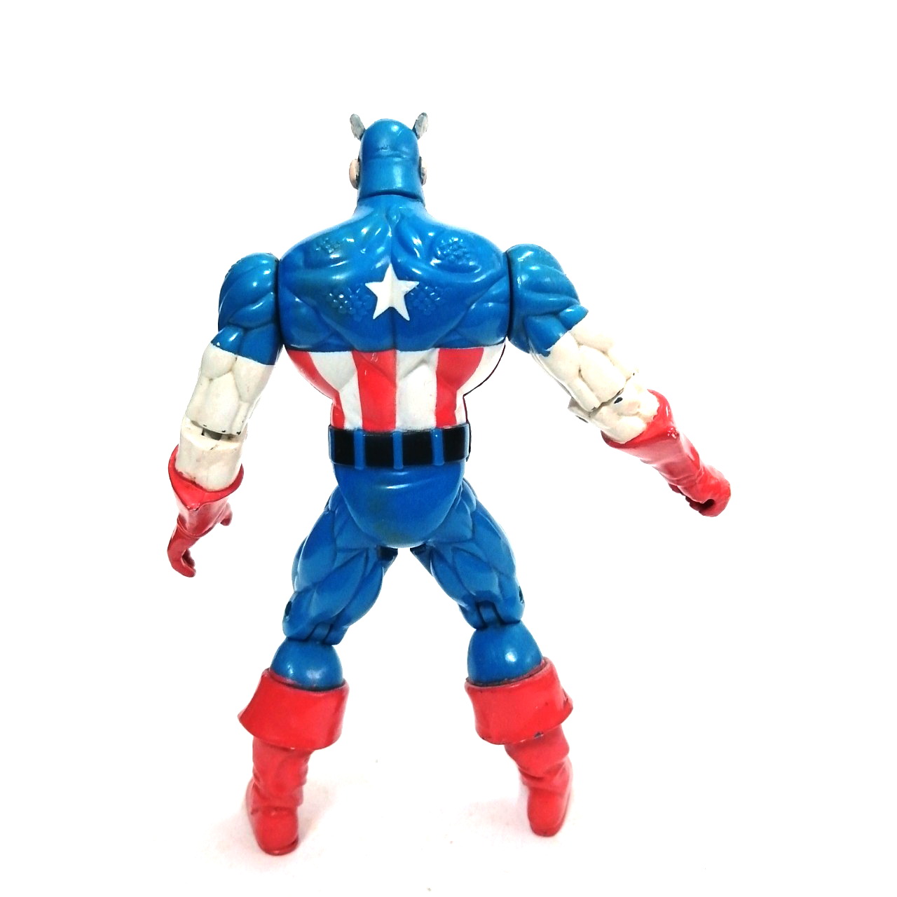 AFC กัปตันอเมริกา รุ่น คอมมิคเวอร์ชั่น อยู่ในชุด อิเลคโทรสปาร์ค ขาดโล่ห์ สภาพดีมีรอยบ้าง **ข้อต่อไม่หลวมแต่ไม่ฝืดมาก