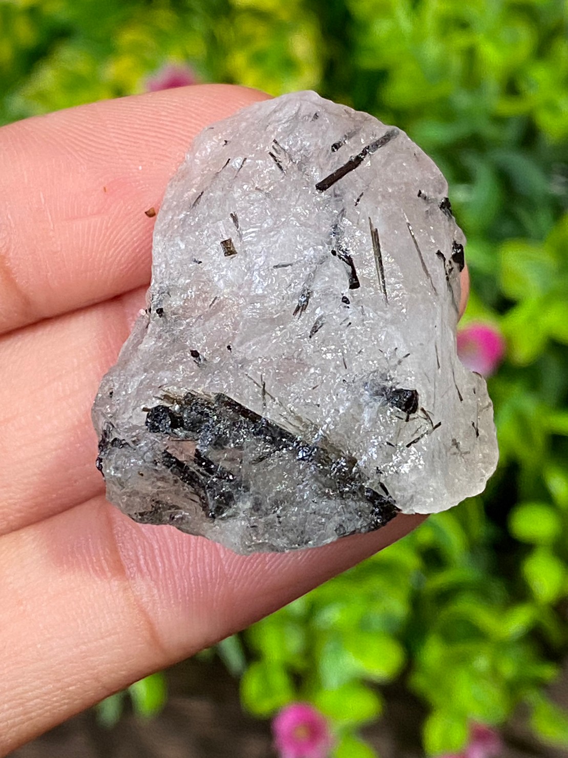ก้อน ไหมดำ ควอตซ์ แก้วขนเหล็ก Black Rutilated Quartz Rough 91.02 กะรัต Cts. พลอยแท้ อัญมณีมงคลประจําวันเกิด เครื่องประดับพลอย