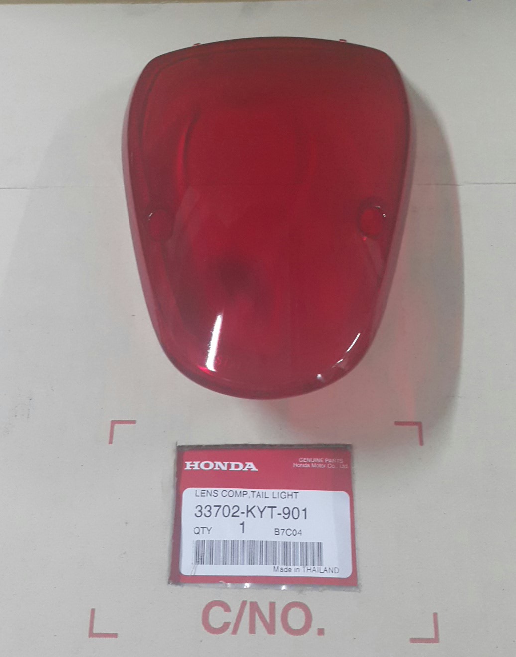 เลนส์ไฟท้าย สกุ๊บปี้ไอ(ตัวแรก)