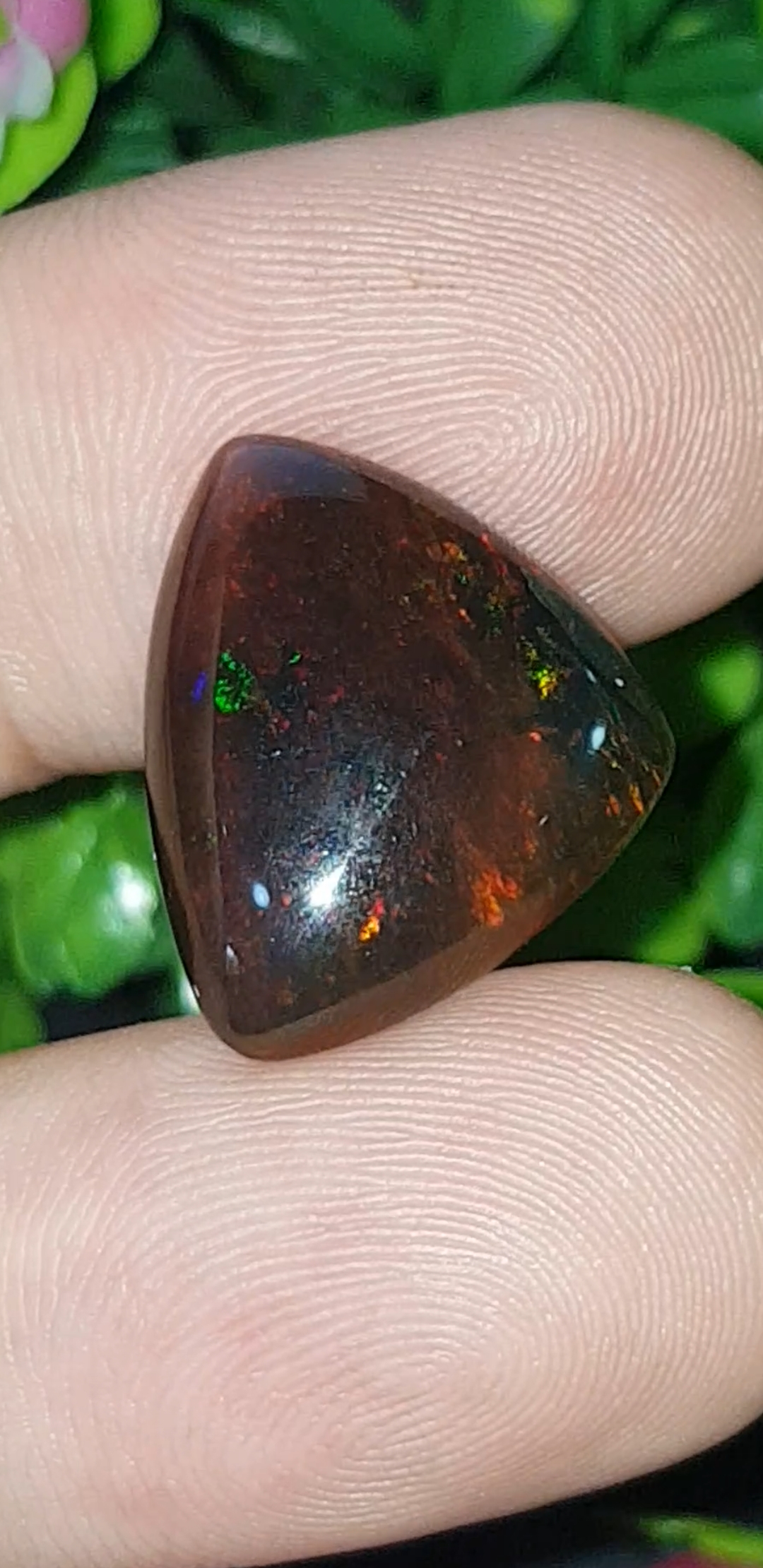 พลอย โอปอล Opal 8.14 กะรัต (Cts.) พลอยแท้ อัญมณีมงคลประจําวันเกิด เครื่องประดับพลอย