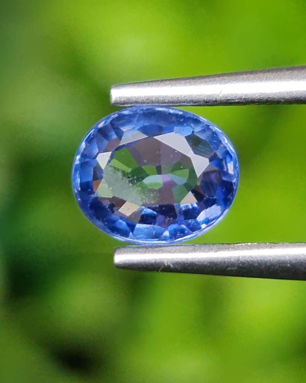 พลอย ไพลิน blue sapphire 0.93 กะรัต (Cts.) พลอยแท้ อัญมณีมงคลประจําวันเกิด เครื่องประดับพลอย