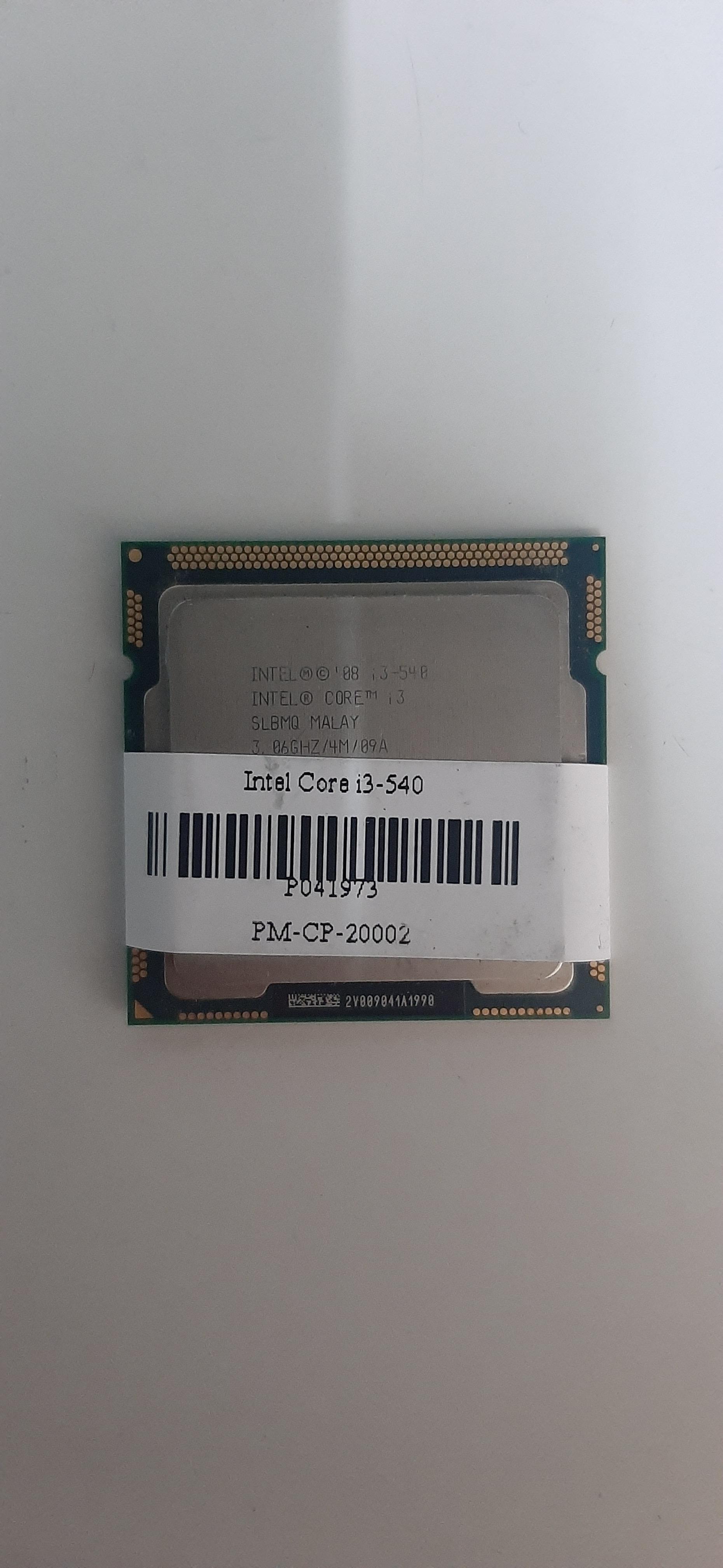 ซีพียู อะไหล่มือสอง Intel Core i3-540 LGA1156 3.1 GHz (2Cores4Threads) ประกันร้าน