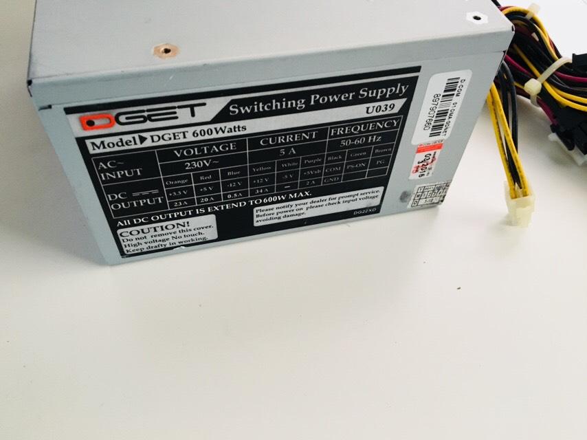 DGET 600 Watts - U039 Full Power Supply