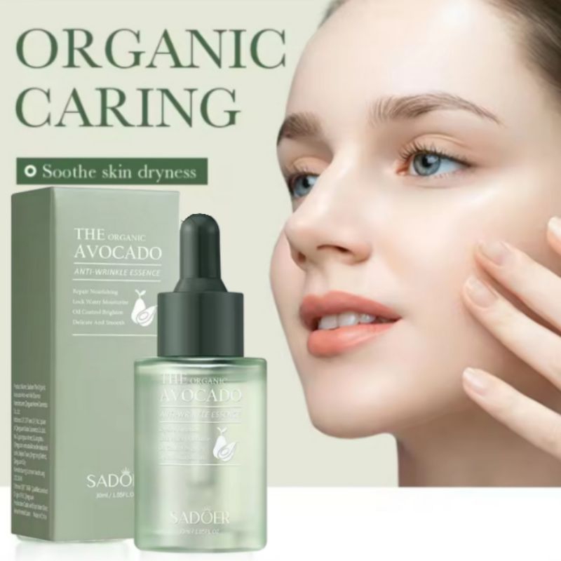 1PV. SADOER THE ORGANIC AVOCADOAnti Wrinkle Essence อะโวคาโด้ เซรั่มและทรีทเม้นท์ต่อต้านริ้วรอยบนใบหน้า 30ml.