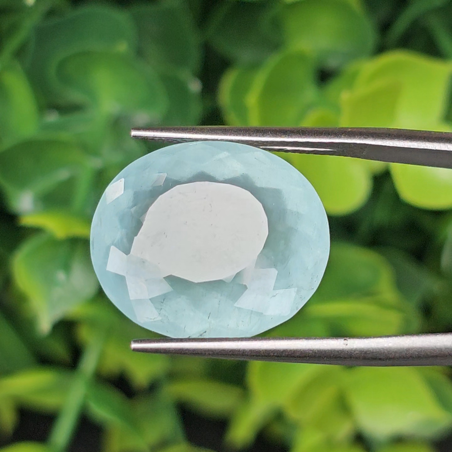 พลอย อความารีน Aquamarine 13.05 กะรัต (Cts.) พลอยแท้ อัญมณีมงคลประจําวันเกิด เครื่องประดับพลอย