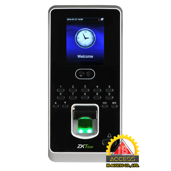 เครื่องสแกนใบหน้า ยี่ห้อ ZKTeco รุ่น Multibio800-H รองรับระบบ Access Control