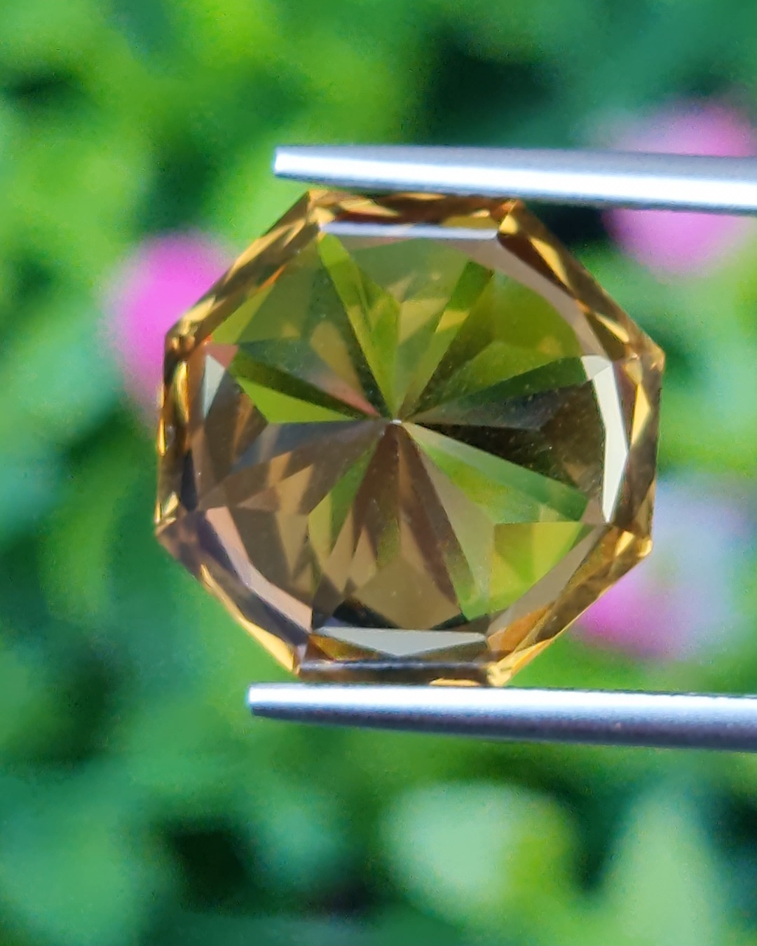 พลอย ซิทริน Citrine 10.03 กะรัต (Cts.) พลอยแท้ อัญมณีมงคลประจําวันเกิด เครื่องประดับพลอย