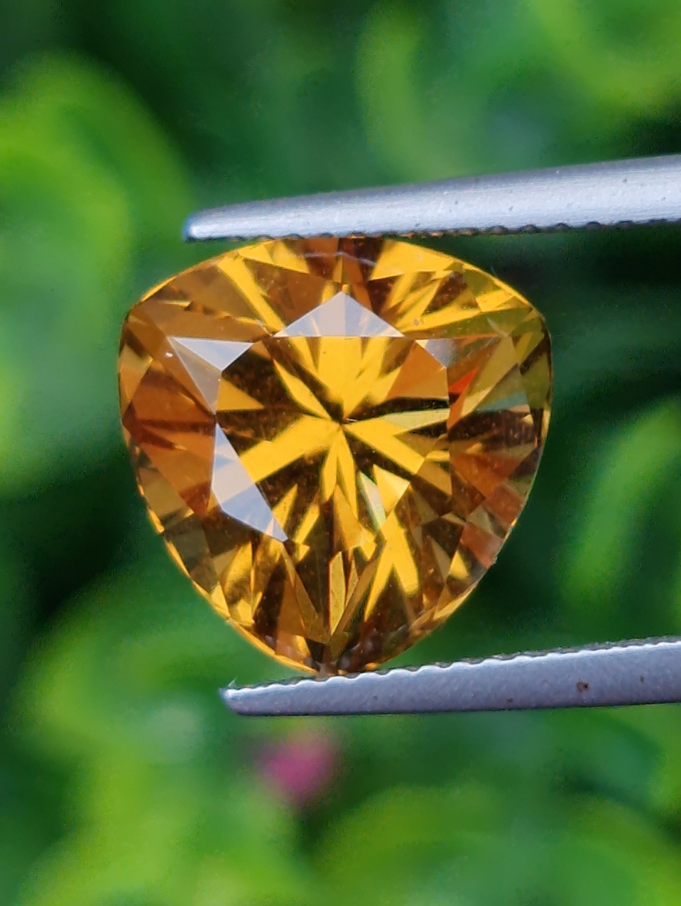 พลอย ซิทริน Citrine 6.94 กะรัต (Cts.) พลอยแท้ อัญมณีมงคลประจําวันเกิด เครื่องประดับพลอย