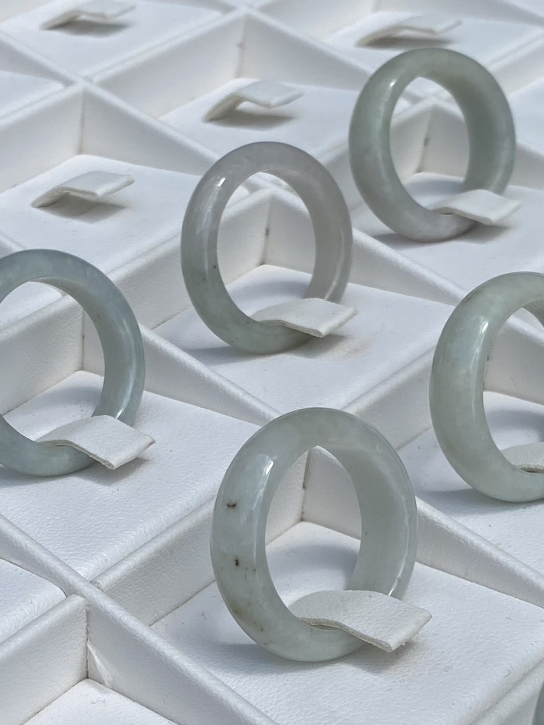แหวนหยก (jadeite) Size 59 หยก พม่า แท้ (Myanmar Jade) Type A