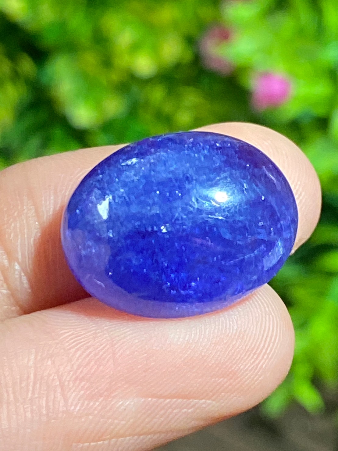พลอย แทนซาไนท์ Tanzanite 25.16 กะรัต (Cts.) พลอยแท้ อัญมณีมงคลประจําวันเกิด เครื่องประดับพลอย