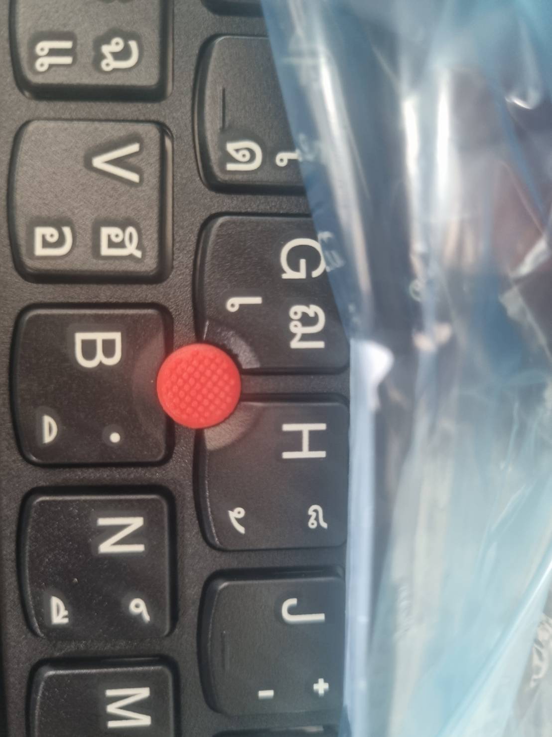 คีย์บอร์ดโน๊ตบุ๊ค KEYBOARD LENOVO THINKPAD L380 E480 E490 T480S T490 T14 GEN1 L390 YOGA TH-EN ของใหม่ ของแท้ ไม่ใช่เทียบ มี 2 ตัว