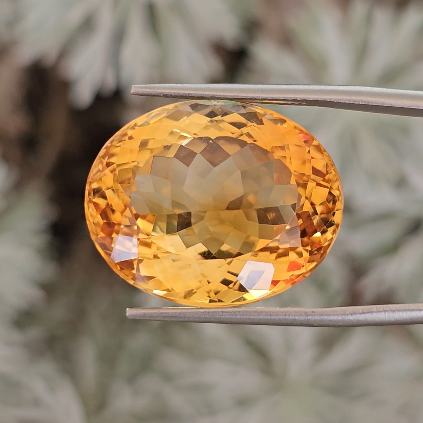 พลอย ซิทริน Citrine 32.66 กะรัต (Cts.) พลอยแท้ อัญมณีมงคลประจําวันเกิด เครื่องประดับพลอย