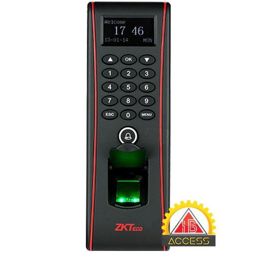 เครื่องสแกนลายนิ้วมือ ยี่ห้อ ZKTeco รุ่น TF1700 กันน้ำ รองรับระบบ Access Control