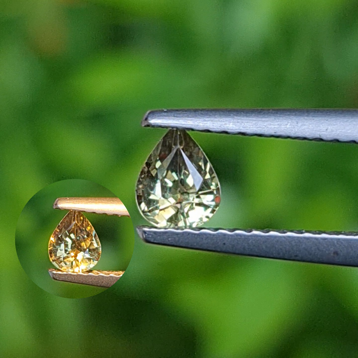 พลอย อเล็กซานไดร์ (Natural Alexandrite Chrysoberyl) 0.41 กะรัต (Cts.) ดิบ (Unheated) พร้อมใบเซอร์ พลอยแท้ อัญมณีมงคลประจําวันเกิด เครื่องประดับพลอย