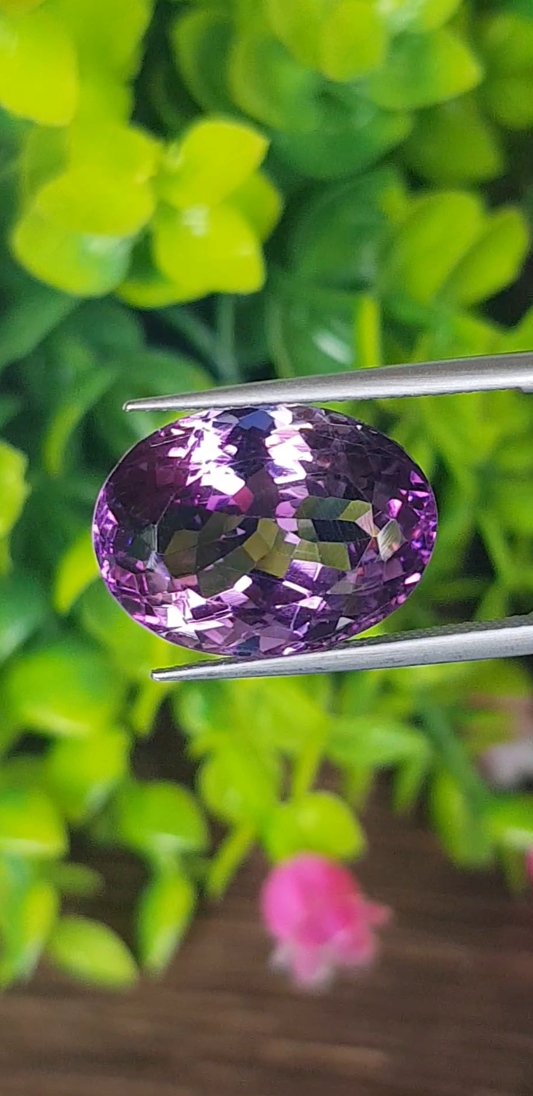 พลอย อเมทิส Amethyst 12.12 กะรัต (Cts.) พลอยแท้ อัญมณีมงคลประจําวันเกิด เครื่องประดับพลอย