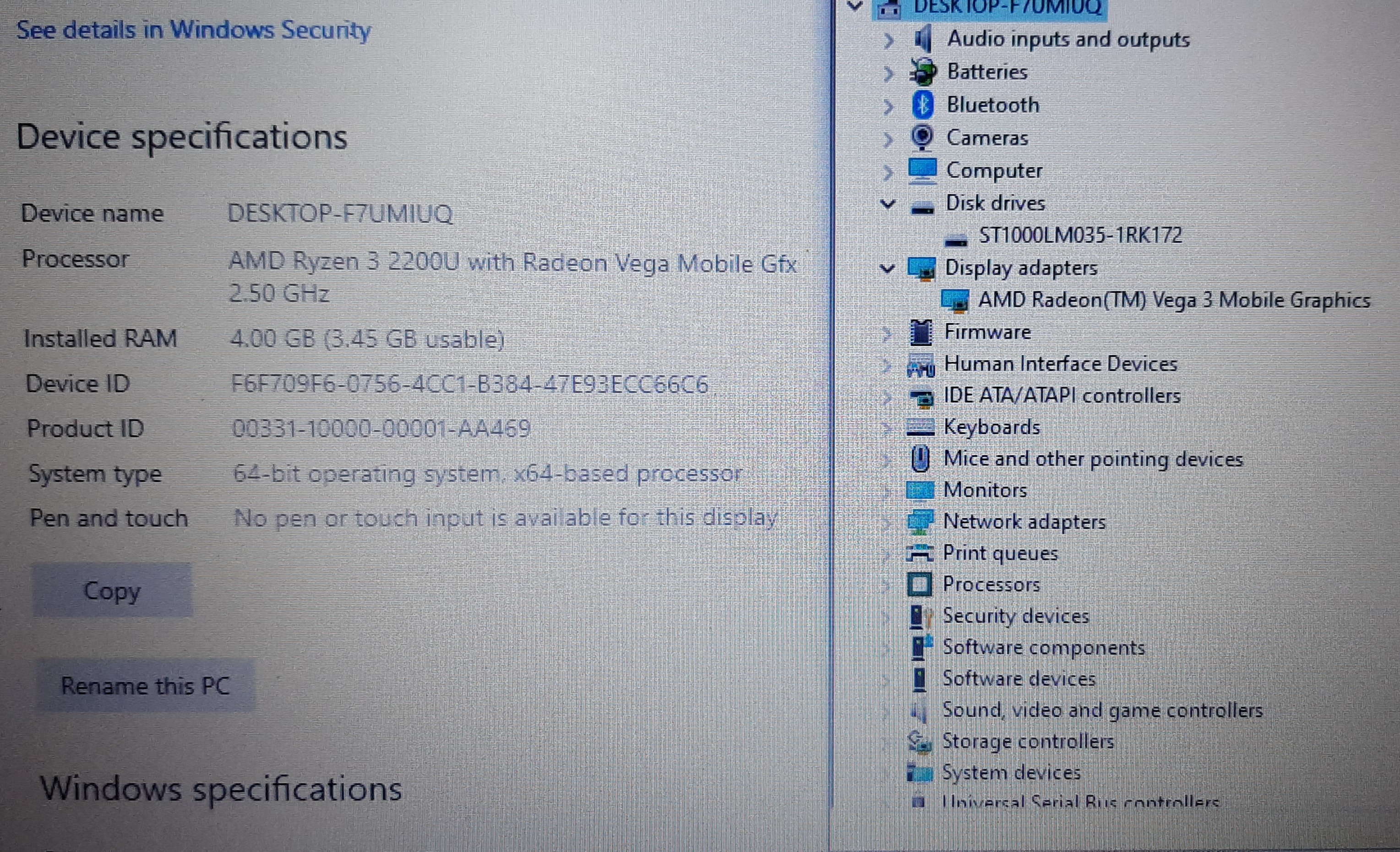 Notebook มือสอง ประกันร้าน 1 เดือน Asus X505Z (Ryzen3 2200U Ram4GB HDD1TB) พร้อม Adapter ฟรี!! กระเป๋า