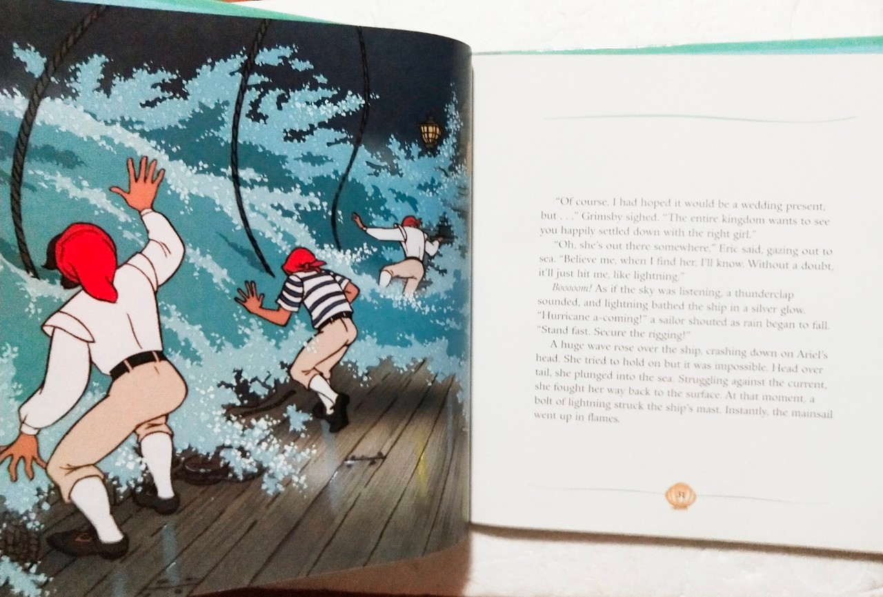 หนังสือนิทานภาพสวย**ปกหลังมีตำหนิตรงสันบนและมีรอยตามภาพ, เจ้าหญิงเงือกน้อย แอเรี่ยล The Little Mermaid