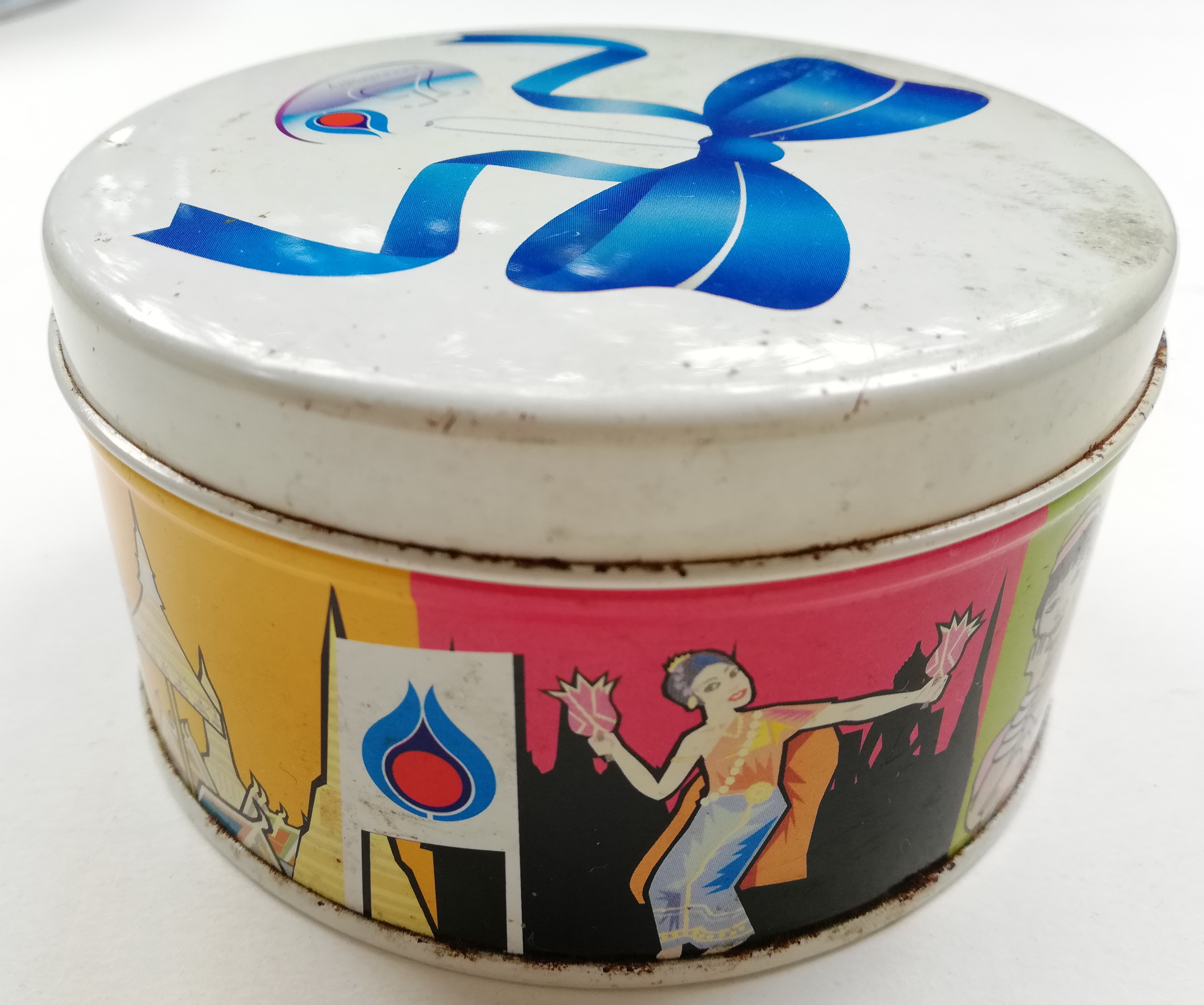 ของสะสม กล่องสังกะสี (กล่องโลหะ) กล่อง 25 ปี ปตท (25th Anniversary PTT)