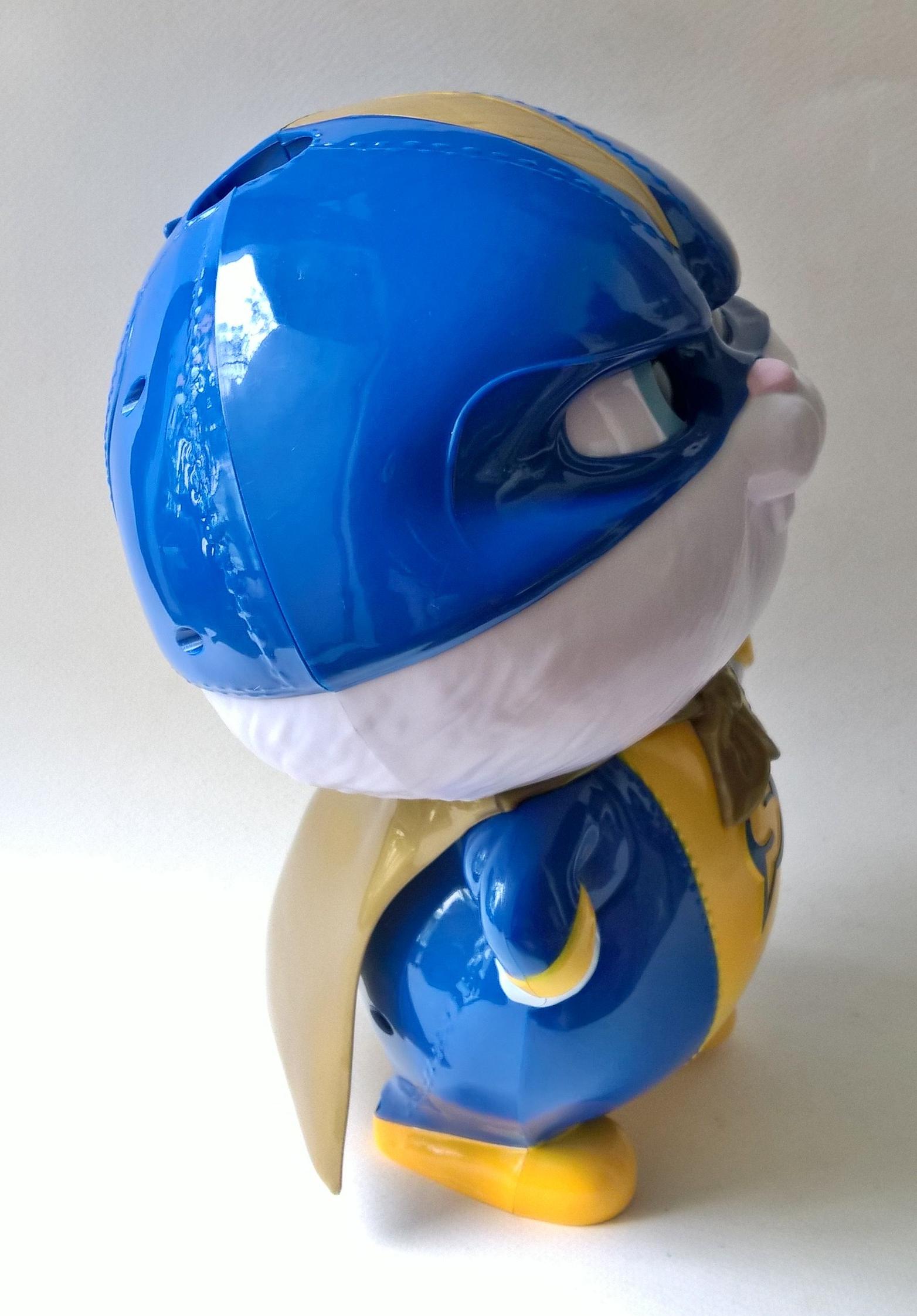 ของสะสม ถังข้าวโพดรูปตัวกระต่ายสีน้ำเงิน "Snow Ball" จากภาพยนต์ อนิเมชั่นเรื่อง Pet2 ขนาดประมาณ 25 *20 cm, +หู สูง 18 cm.