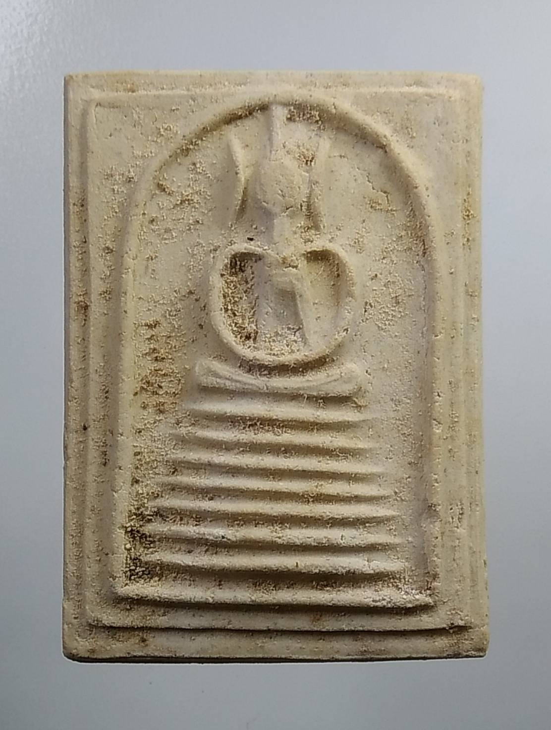 ผ336 พระสมเด็จ7ชั้น หลังเรียบ