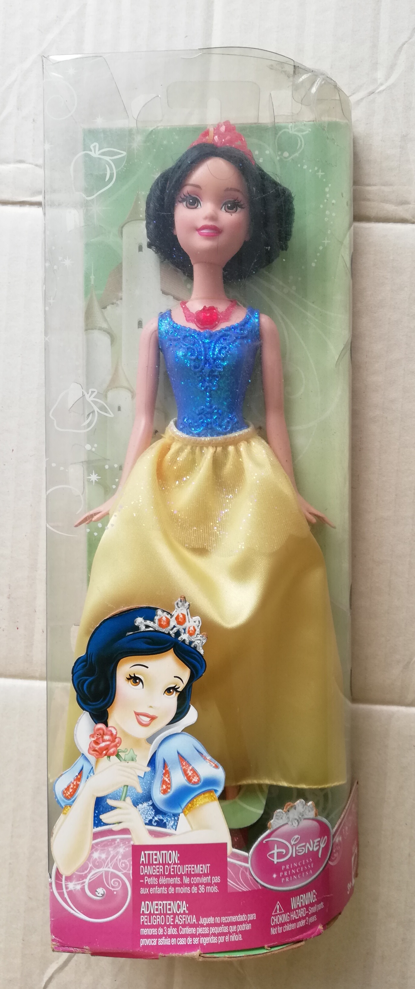 ของสะสมในแพ็ค Disney Princess, Princess Snow White เจ้าหญิงดิสนีย์ เจ้าหญิงสโนว์ไวท์ ใส่เสื้อไม่มีแขน, ลิขสิทธิ์แมทเทล, Mattel