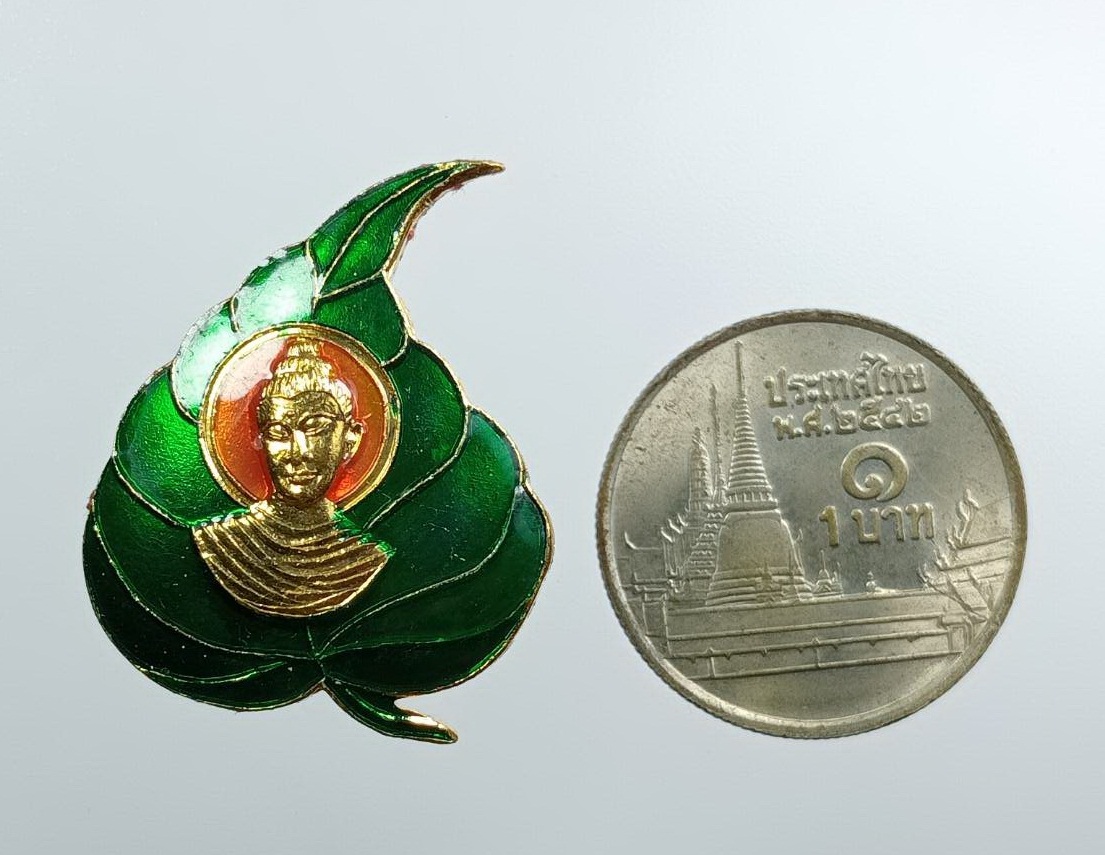 ก870 เข็มกลัดลงยา งานเทียนพรรษา ยุวพุทธิกสมาคมชลบุรี ปี2546