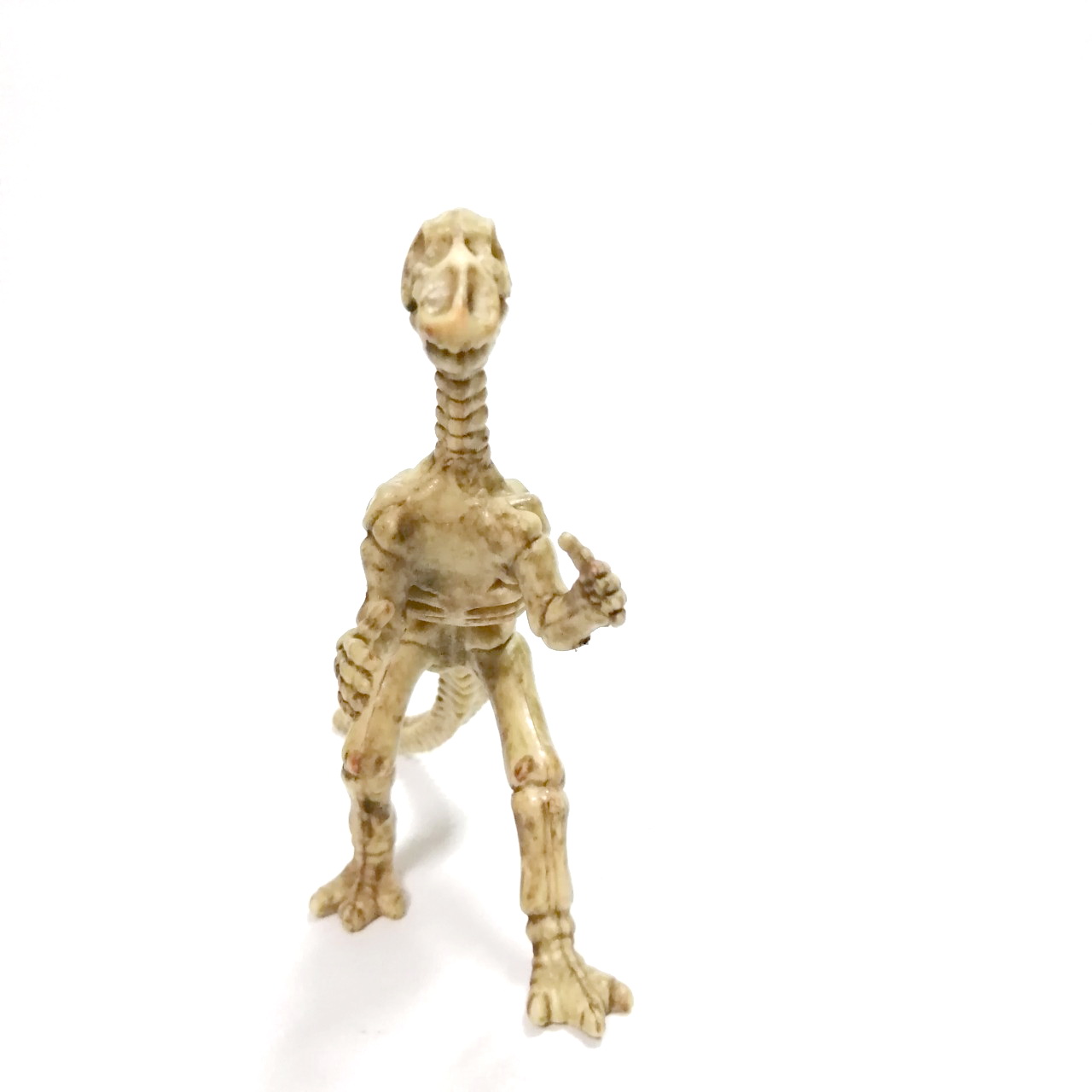 ตุ๊กตายางตัน โครงกระดูกไดโนเสาร์ ตัวทีเรกซ์ ขนาดตามรูป สภาพดี