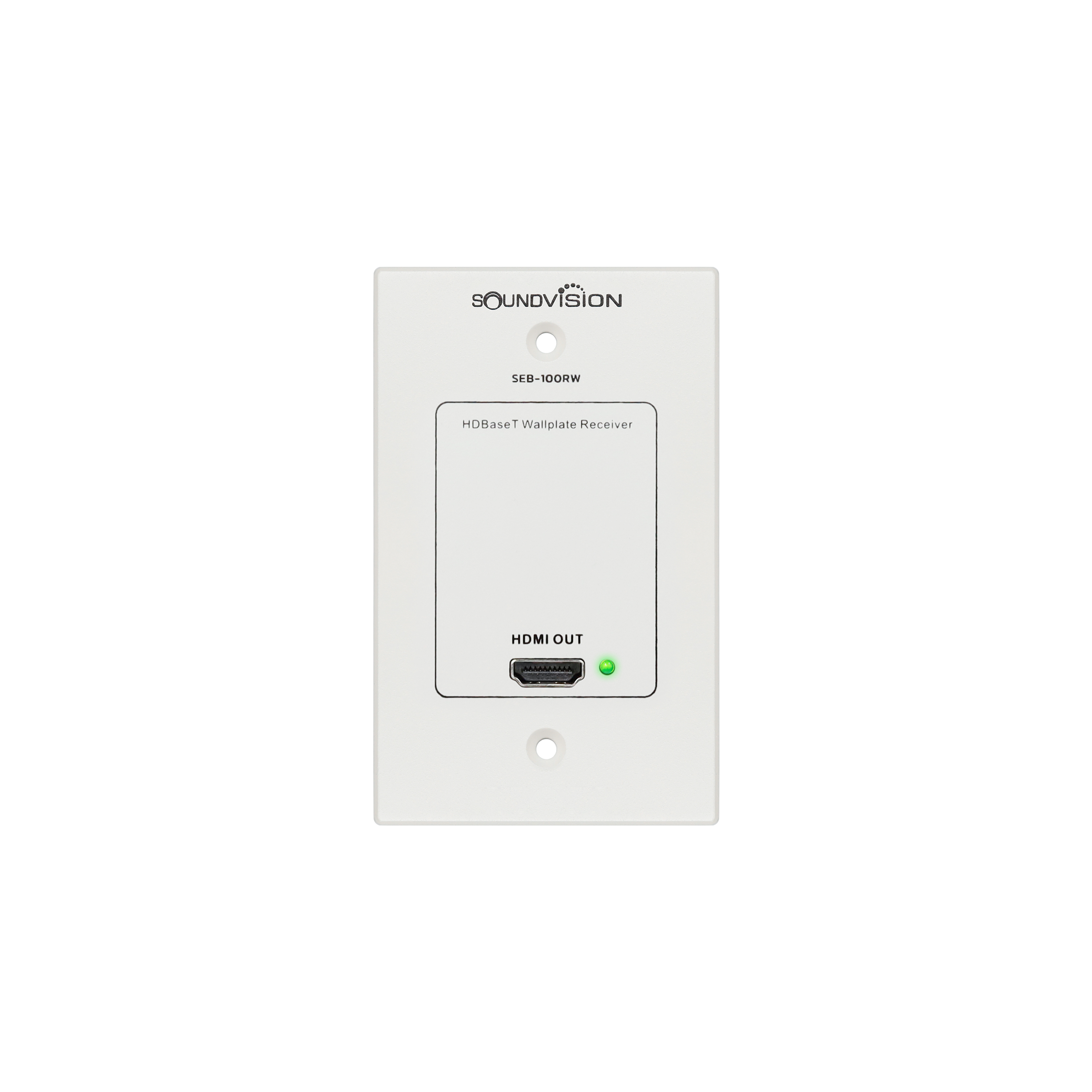 SOUNDVISION SEB-100RW 4K HDMI Wall Plate Extender Receiver เครื่องรับขยายสัญญาณภาพ แบบติดผนัง (ตัวรับสัญญาณ)