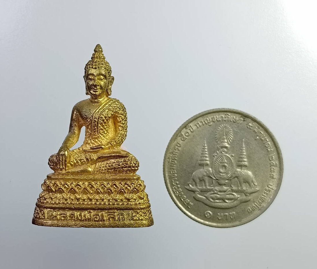 ก770 รูปหล่อ หลวงพ่อเล็ก หลวงพ่อแม้น วัดพิชิตปิตยาราม จ.ปทุมธานี