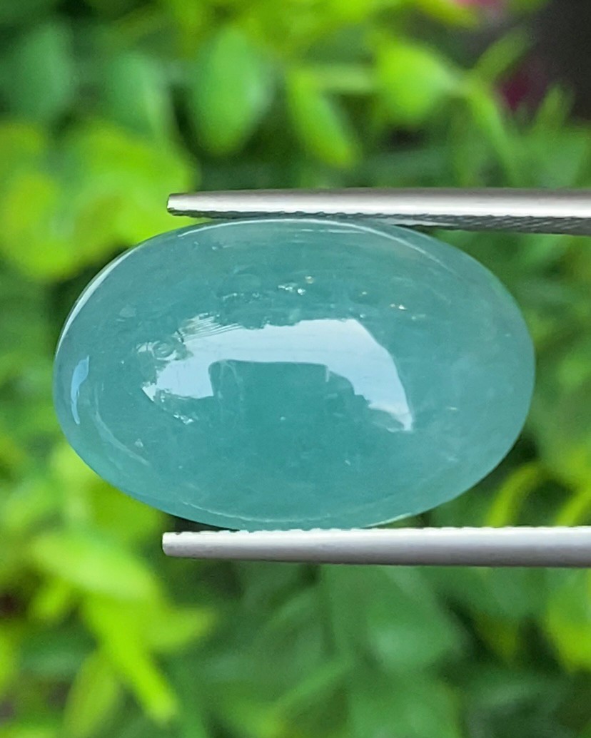พลอย แกรนดิเดียร์ไรท์ Grandidierite 16.85 กะรัต (Cts.) พร้อมใบเซอร์ พลอยแท้ อัญมณีมงคลประจําวันเกิด เครื่องประดับพลอย