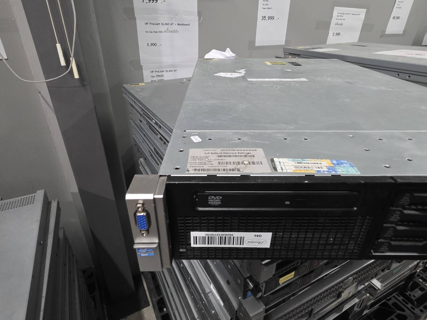 Server HP DL380P Gen8 E5-2640x2 Ram 128GB SAS 300x3 Power x2