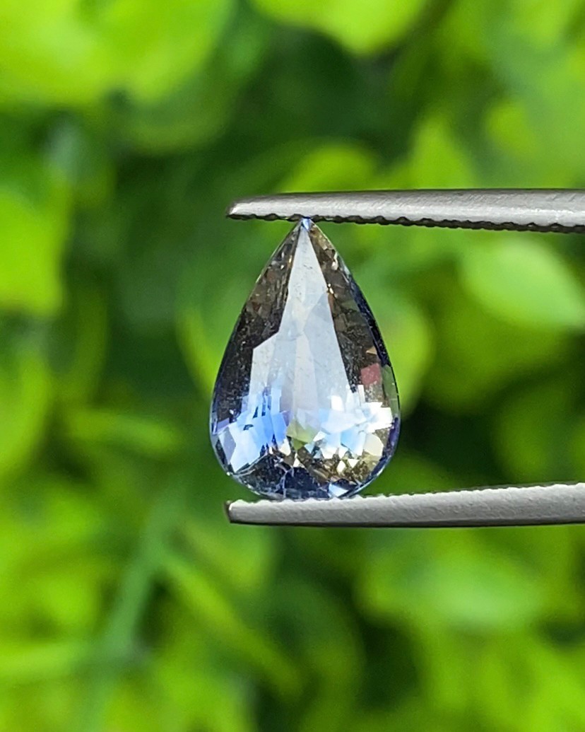 พลอย แซฟไฟร์ 2 สี Bi Color Sapphire 2.53 กะรัต (Cts.) พลอยแท้ อัญมณีมงคลประจําวันเกิด เครื่องประดับพลอย