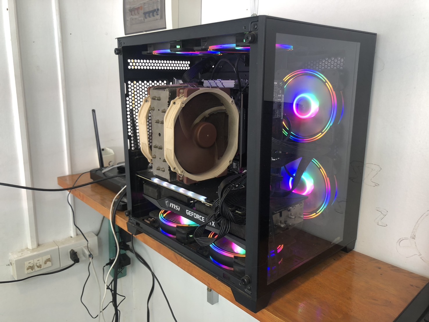 PC ประกอบ Ryzen7 5800x Ran 32GB SSD 500GB RTX 3080 10GB ไม่มีฝาข้าง