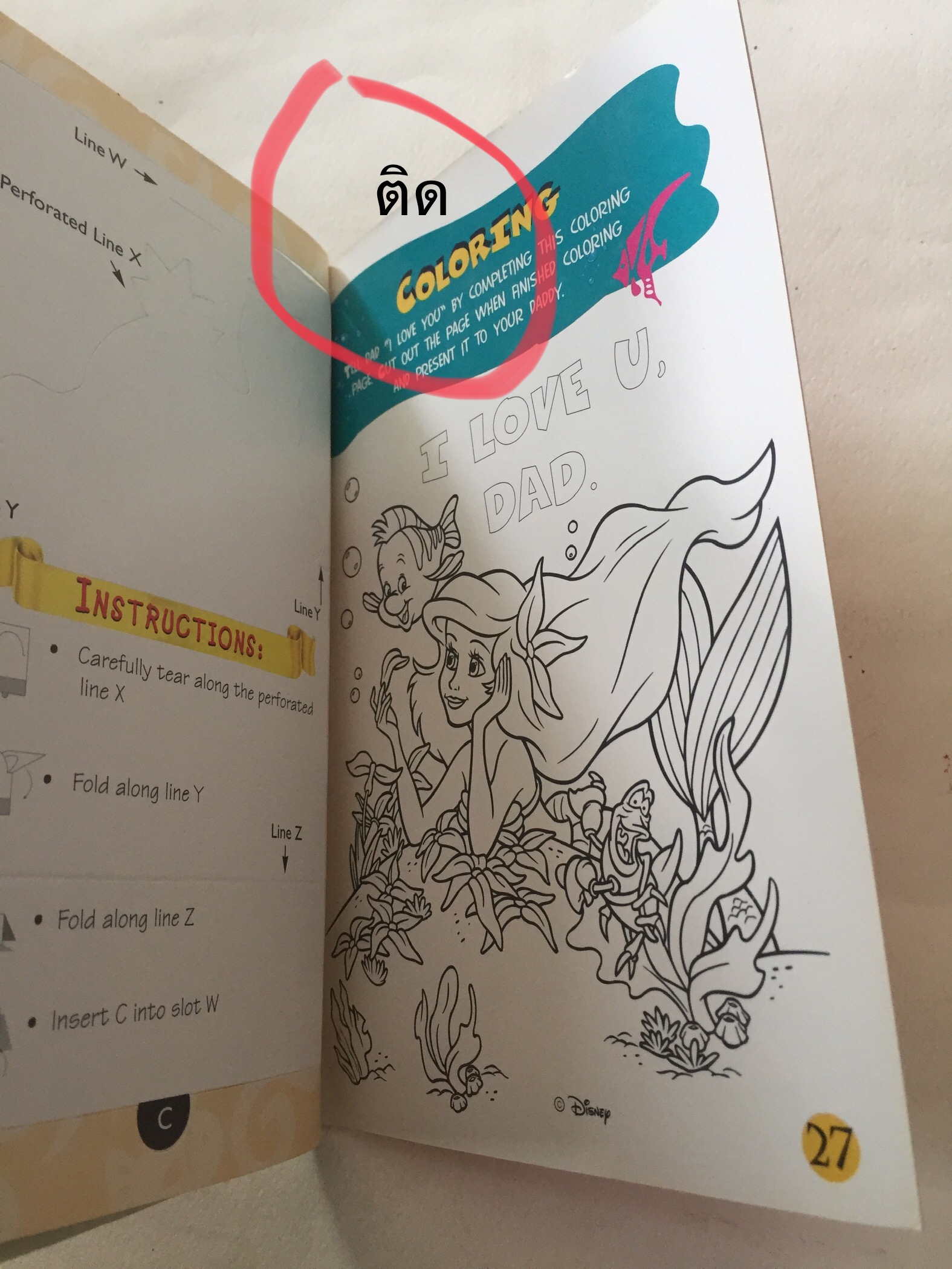 มีหลายภาพ, มีตำหนิ โปรดดูทุกภาพ, สมุดภาพเจ้าหญิงเงือกน้อยแอเรียล, the Little Mermaid ขนาด 19 cm, เป็นสมุดภาพการ์ด ที่คั่นหนังสือ ป้ายสมุดโทรศัพท์การ์ดอวยพรวันเกิดตัวแขวนโทรศัพท์มือถือเป็นกระดาษสแตนดี้และภาพระบายสี เป็นภาพเงือกน้อยแอเรียล Little Mermaid