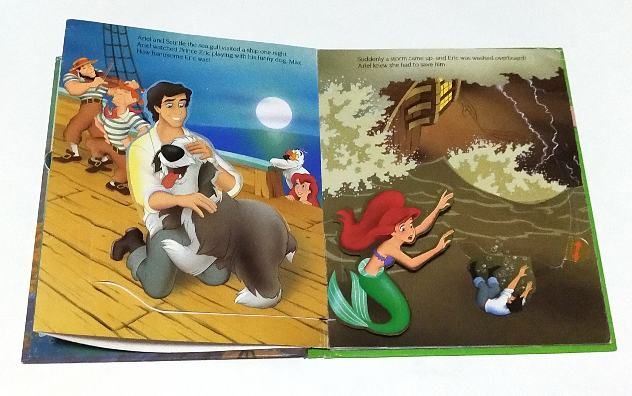 หนังสือนิทานฉบับภาษาอังกฤษปกแข็ง *** มีตำหนิ ตามภาพ - ป๊อบอัพ เดอะลิตเติ้ลเมอเมด แอเรี่ยล, The Little Mermaid Pop Up book, Ariel