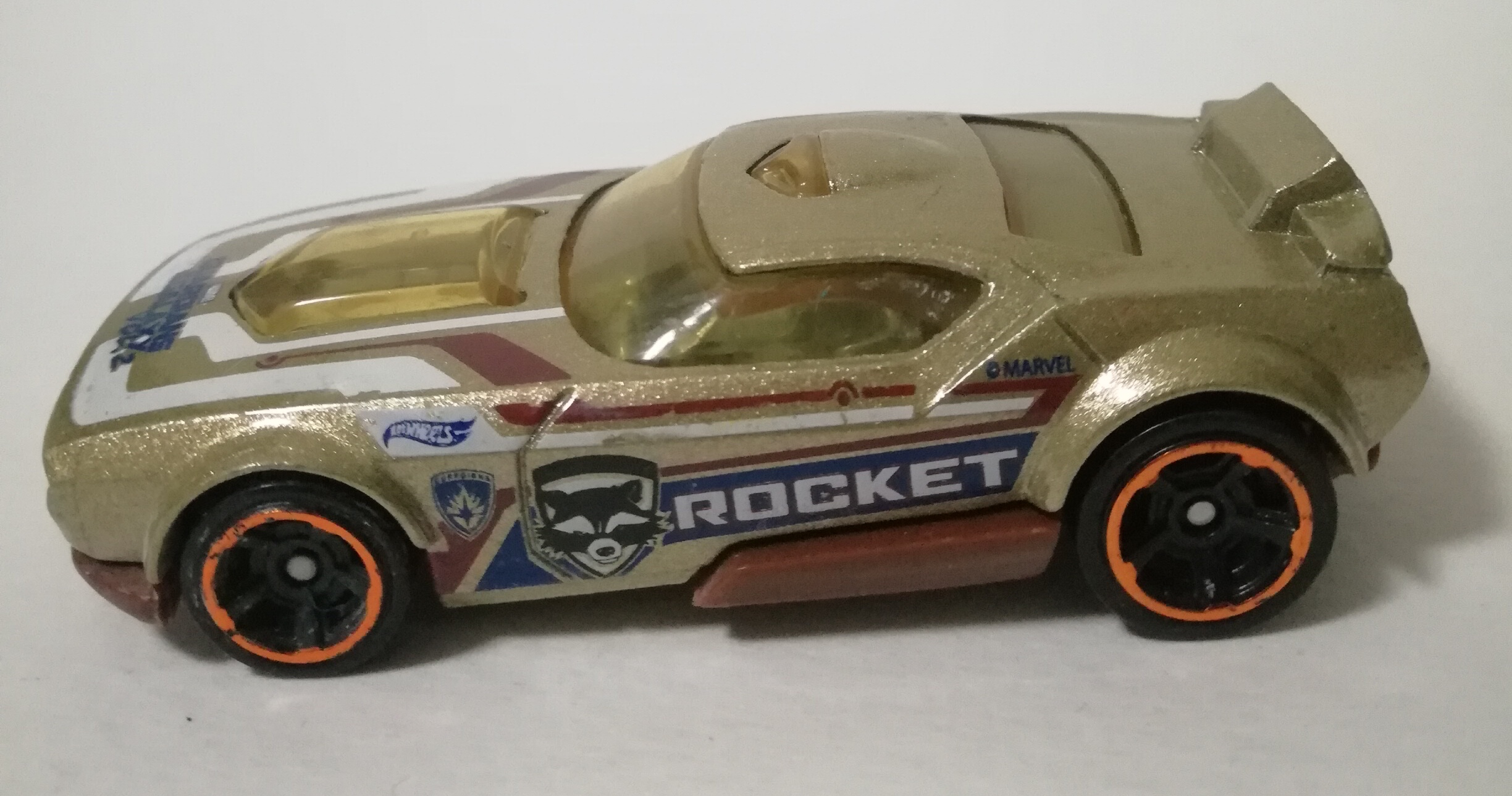 รถเหล็กร็อกเก็ต จากภาพยนต์เรื่อง กาเดียน ออฟ เดอะแกแล็กซี่, Die cast car, Guardian of the Galaxy Vol.2, Rocket***ไม่มีแพ็ค
