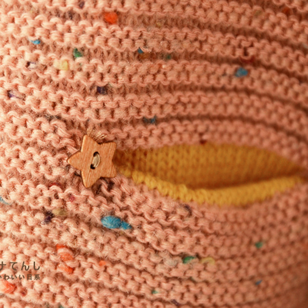 เสื้อสเวตเตอร์ไหมพรมนิ่ม แขนปักลายนกฮูกน่ารัก (11551LM)