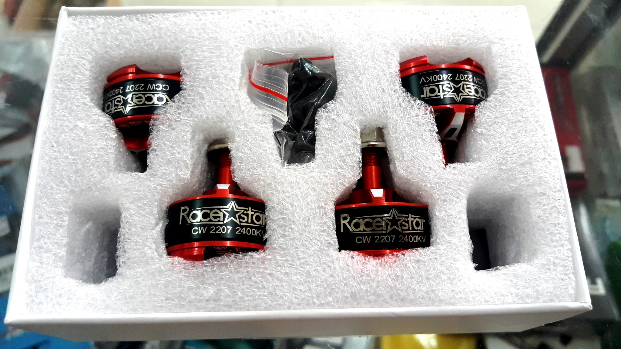 มอเตอร์โดรนซิ่ง Racerstar SPROG X 2207 2400KV 3-5S Brushless Motor 2 CW & 2 CCW for FPV Racing Combo RS2207