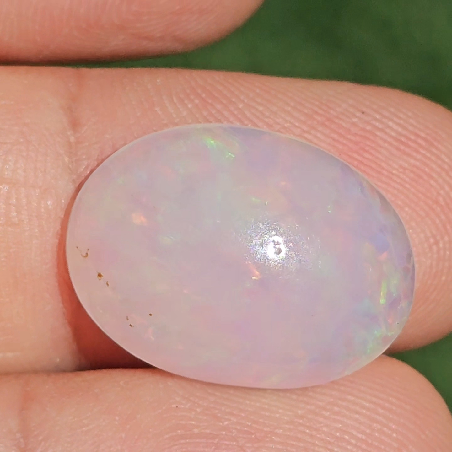 พลอย ไวท์ โอปอล White Opa 7.94 กะรัต (Cts.) พลอยแท้ อัญมณีมงคลประจําวันเกิด เครื่องประดับพลอย